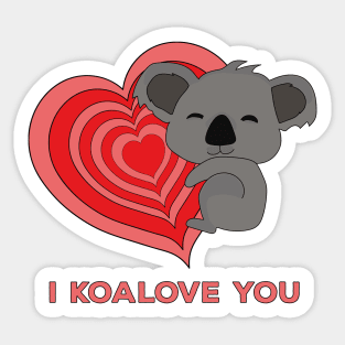 I Koalove You Sticker